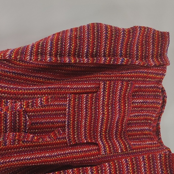 El Paso Saddle Blanket Pullover Hoodie Jacket Size Medium Red - Picture 3 of 7